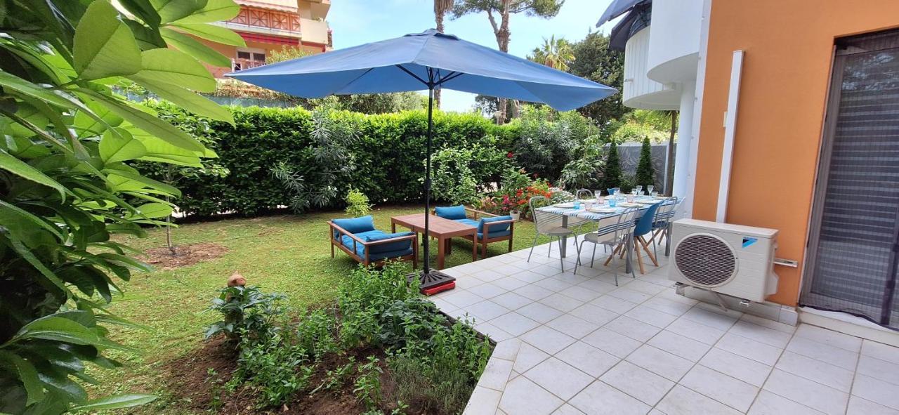 Charmant Appartement Residentiel Avec Terrasse, Jardin Privatif Et Piscine A Cannes Eksteriør billede
