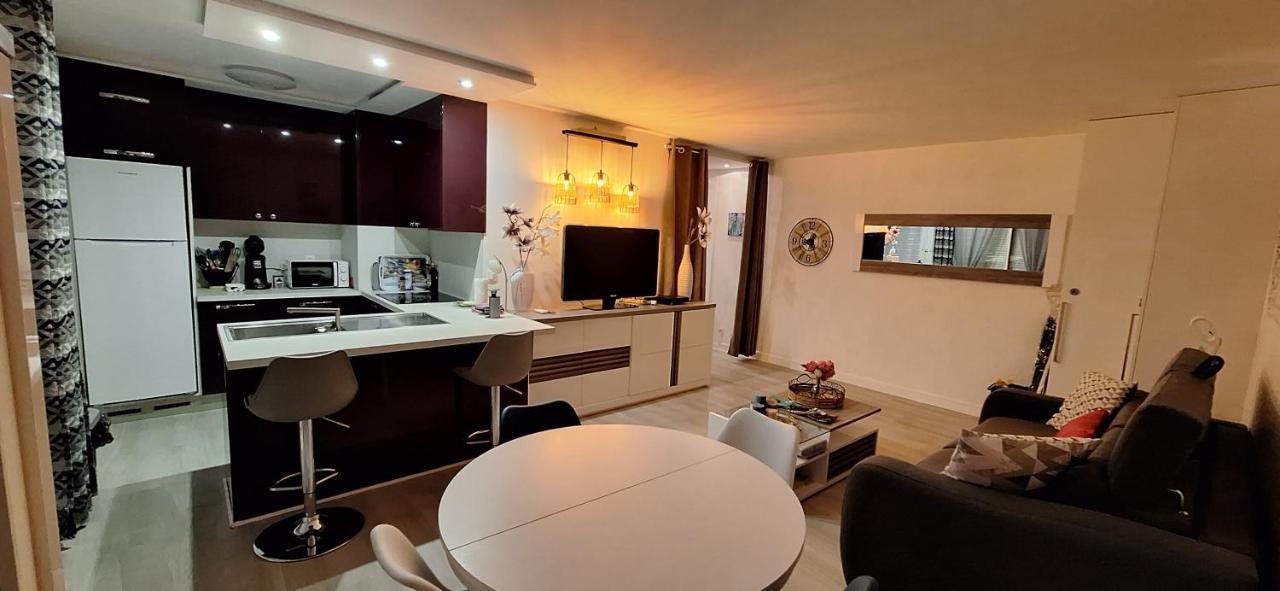 Charmant Appartement Residentiel Avec Terrasse, Jardin Privatif Et Piscine A Cannes Eksteriør billede
